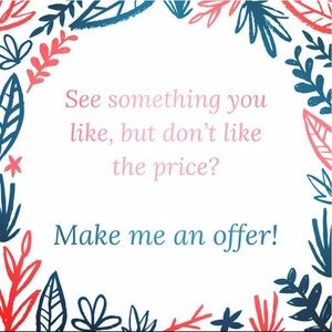 Reasonable offers accepted!!